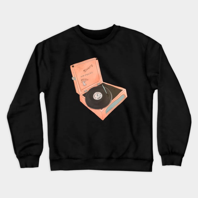 Just listening Crewneck Sweatshirt by anger deer